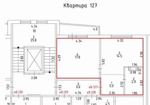 Однокомнатная квартира, Вишнёвая Горка, Сосновский район, Генерала Костицына, д. 15
